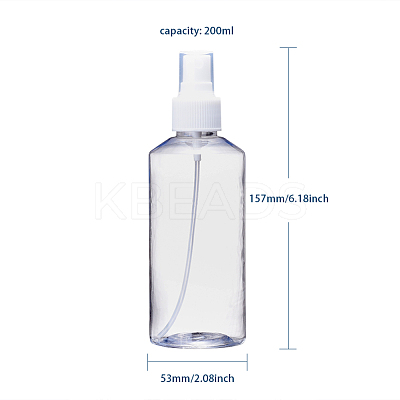200ml Refillable PET Plastic Spray Bottles TOOL-Q024-02C-01-1