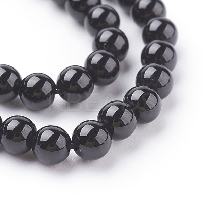 Natural Tourmaline Beads Strands X-G-G099-4mm-11-1