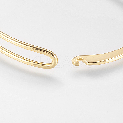 Brass Bangles LS-BJEW-K153-02G-1
