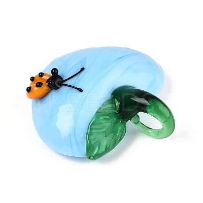 Handmade Lampwork Pendants LAMP-N034-15E-1