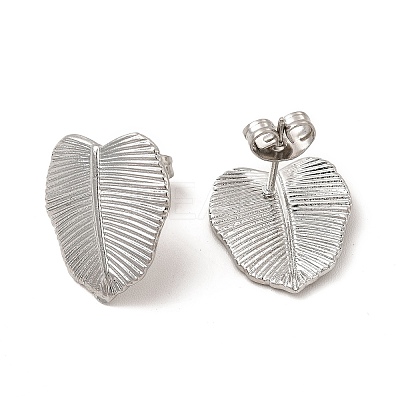 Non-Tarnish 304 Stainless Steel Stud Earrings for Women LS-EJEW-I281-37P-1