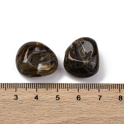 Two Tone Opaque Acrylic Beads MACR-Z002-01D-1