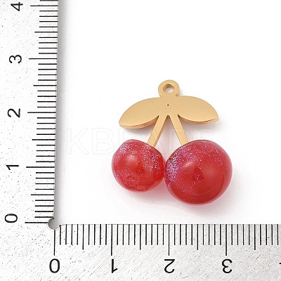 304 Stainless Steel Pendants STAS-C121-09G-01-1