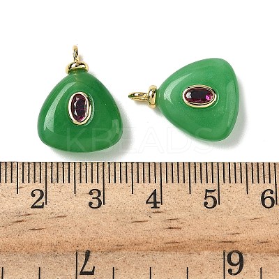 Dyed Natural White Jade Pendants G-H328-04G-B10-1