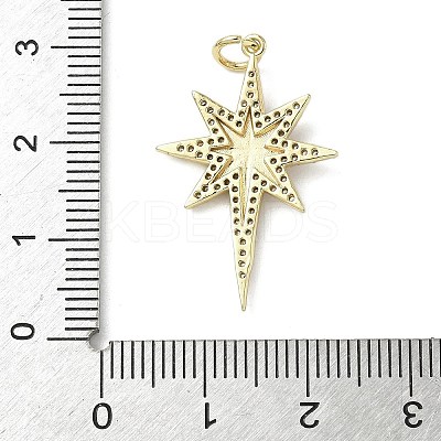 Brass Micro Pave Cubic Zirconia Pendants KK-L248-07G-01-1