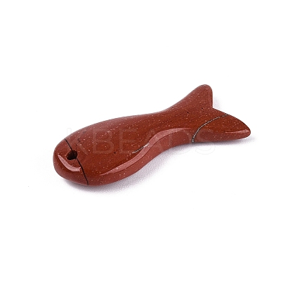 Natural Red Jasper Pendants G-Q608-03B-1