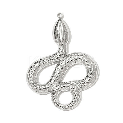 304 Stainless Steel Pendants STAS-OY001-07P-1