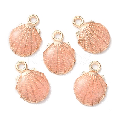 Alloy Enamel Pendants PALLOY-F224-09G-05-1