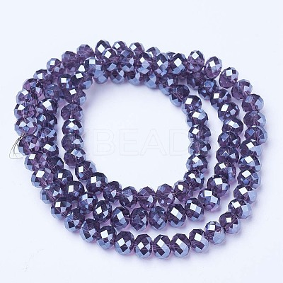 Electroplate Glass Beads Strands LS-EGLA-A034-T8mm-A16-1