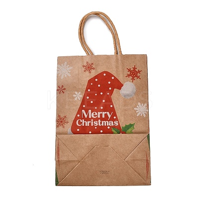 Christmas Theme Rectangle Paper Bags LS-CARB-F011-01A-1