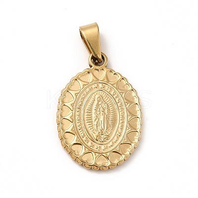 PVD Vacuum Plating 201 Stainless Steel Pendants STAS-P314-16G-1