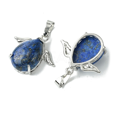 Natural Dyed Lapis Lazuli Pendants G-C114-05P-01-1