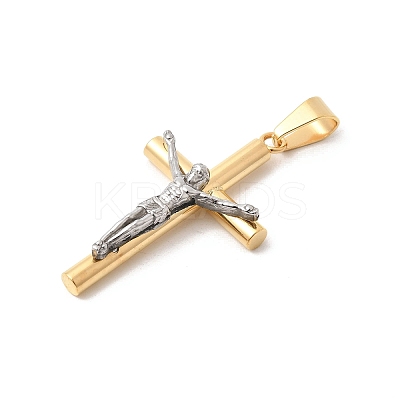 304 Stainless Steel Pendants STAS-G378-07GP-1