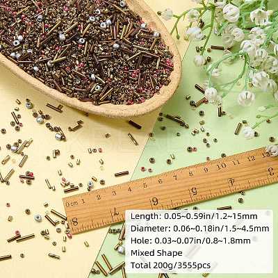 200G Electroplate Glass Seed Beads GLAA-SZ0002-17C-1