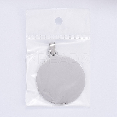 Tarnish Resistant 304 Stainless Steel Pendants LS-STAS-I140-01B-S-1