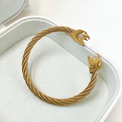 304 Stainless Steel Cuff Bangles for Unisex FS-WGEB249-03-1