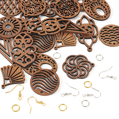 DIY Earring Making Kits DIY-TA0013-42-1