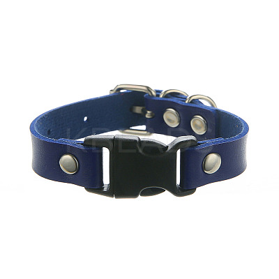 Imitation Leather & Alloy & Plastic Bracelets for Men Women FS-WG10CE2-07-1