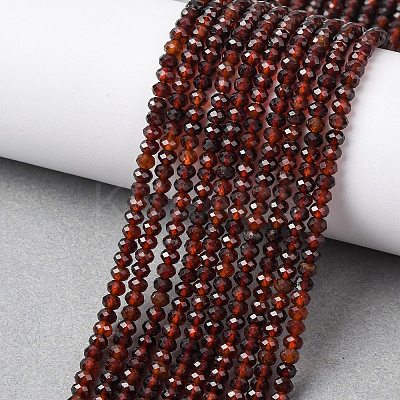 Natural Orange Garnet Beads Strands G-K366-F01-4x3mm-1