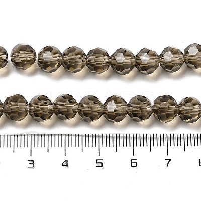 Transparent Glass Beads EGLA-A035-T8mm-D16-1