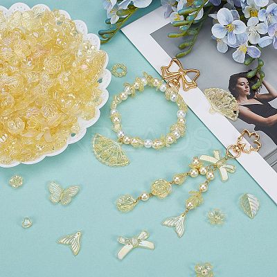 200g Transparent Acrylic Beads OACR-SP0001-86F-1