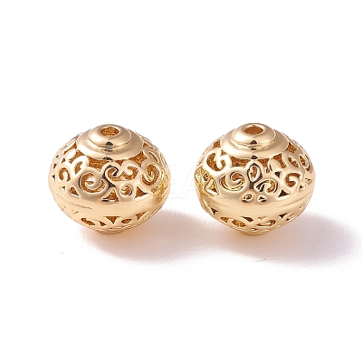 Brass Hollow Beads LS-KK-P226-39CG-01-1