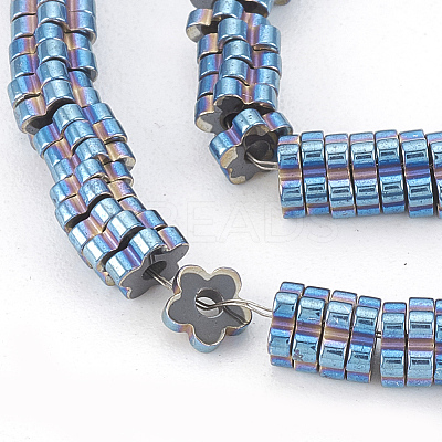 Electroplate Non-magnetic Synthetic Hematite Beads Strands G-T061-134A-1