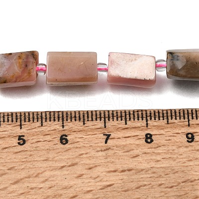 Natural Pink Opal Beads Strands GG-CBA8682-A05-1