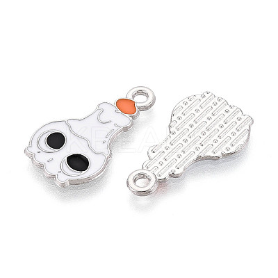Halloween Theme Alloy and Enamel Pendants ENAM-T021-31K-01P-1