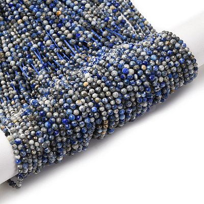 Natural Lapis Lazuli Beads Strands LS-G-RM2025-A24-3mm-1