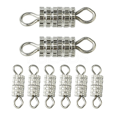 20Pcs Brass Screw Clasps KK-YW0002-40P-1