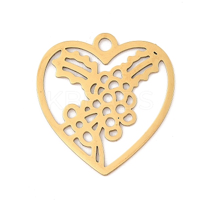 201 Stainless Steel Pendants STAS-Z109-24G-1