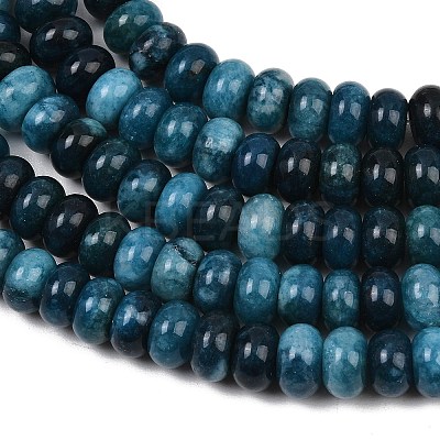 Dyed Natural White Jade Beads Strands G-G107-A42-01-1