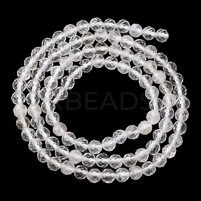 Natural Quartz Crystal Beads Strands X-G-C226-B05-4mm-1