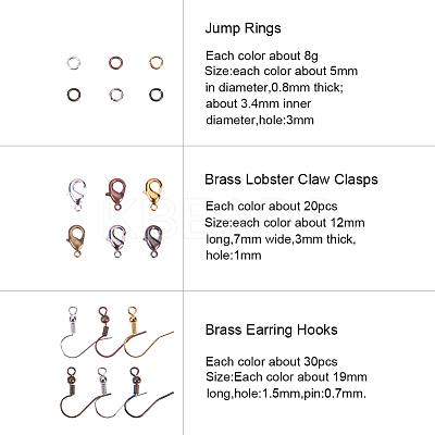 Brass Open Jump Rings KK-PH0034-20-1