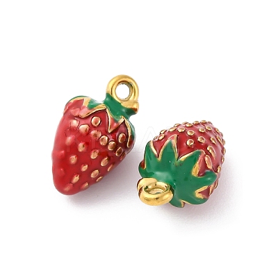 304 Stainless Steel Enamel Pendants STAS-B085-42G-02-1