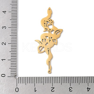 201 Stainless Steel Filigree Pendants LS-STAS-K298-10G-1