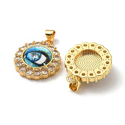 Real 18K Gold Plated Brass Pendants KK-L209-008G-03-1