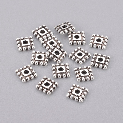 Tibetan Style Alloy Spacer Beads TIBEB-P002-02AS-NR-1