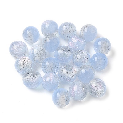 Two Tone Resin Beads LS-RESI-Q025-02B-B-1