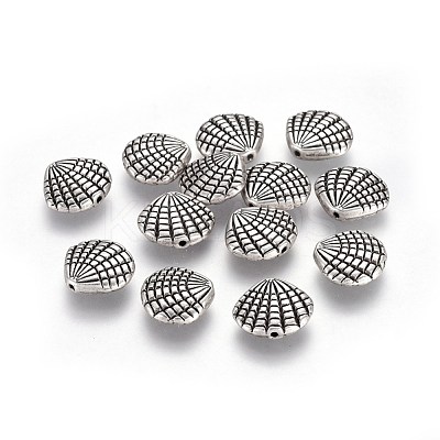 Tibetan Style Alloy Beads TIBEB-A004-007TAS-NR-1