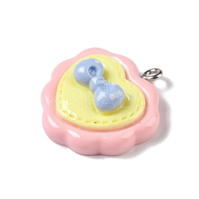 Opaque Resin Pendants RESI-S403-04F-1