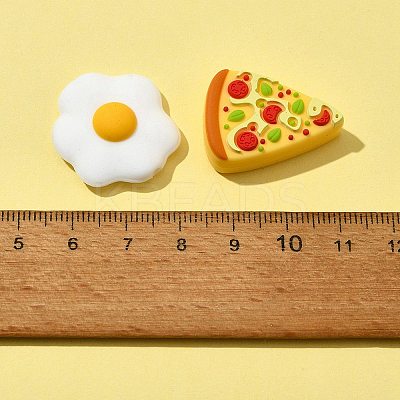 5Pcs 5 Styles Food Grade Eco-Friendly Silicone Focal Beads SIL-FS0001-04-1