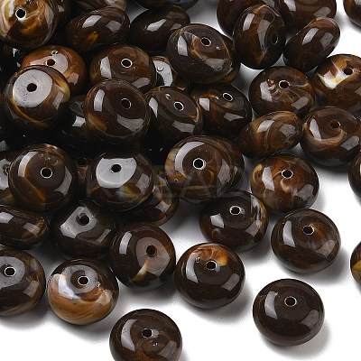 Two Tone Acrylic Beads AC-CBABA33-01G-1