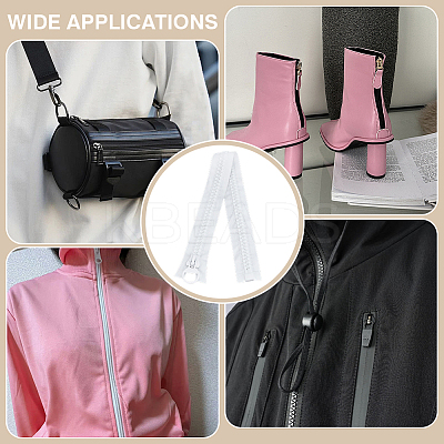 3Pcs Polyester Zippers for Garment Accessories DIY-BC0015-73A-1