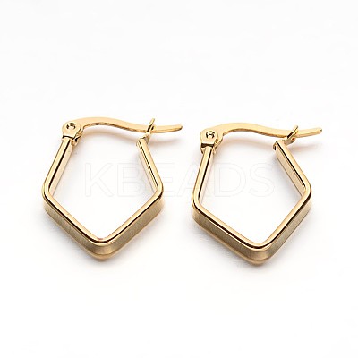 304 Stainless Steel Hoop Earrings EJEW-E158-18G-1