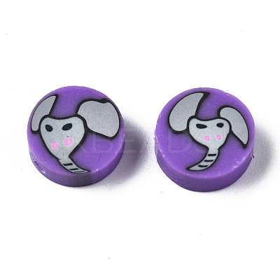 Handmade Polymer Clay Beads CLAY-N008-036A-1