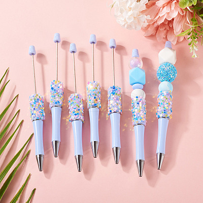 8Pcs Star Sequin Ball-Point Pen FIND-TA0006-16-1