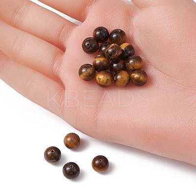 Natural Tiger Eye Beads Strands G-YW0001-56C-1
