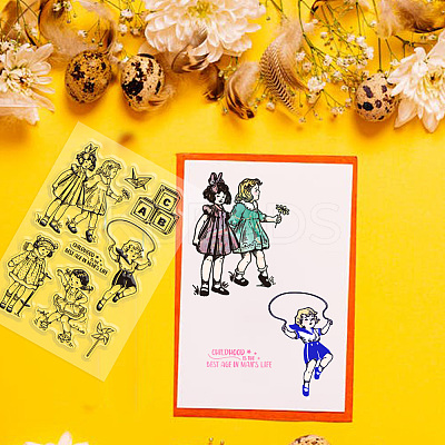Custom PVC Plastic Clear Stamps DIY-WH0448-0148-1
